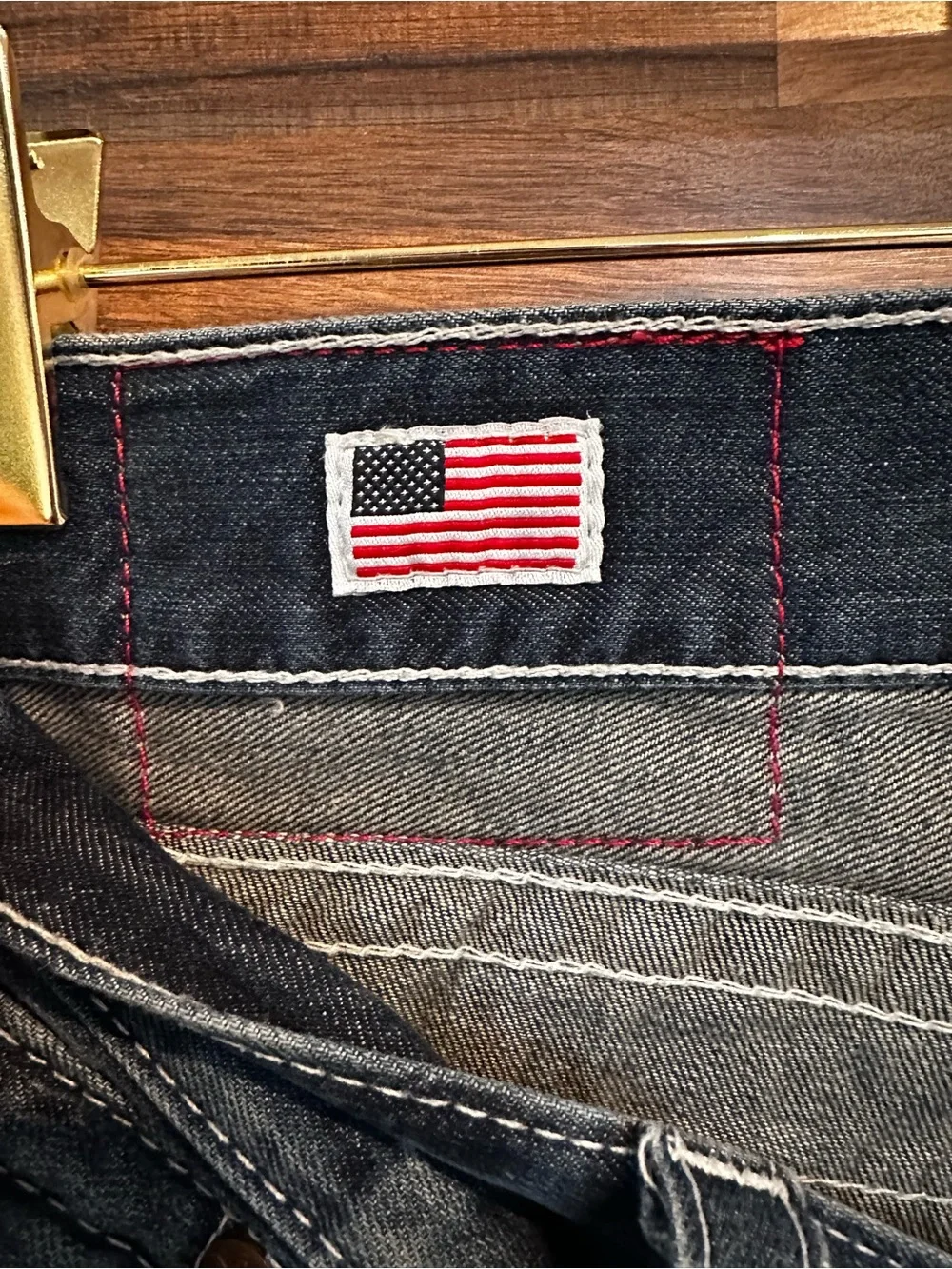 True Religion Ricky Straight Leg Dark Wash Jeans Men’s 34